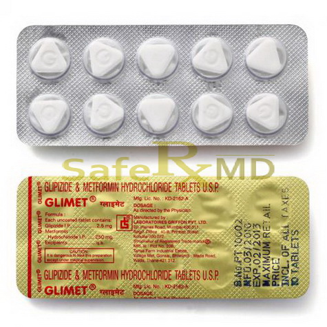 Generic Metaglip 2.5mg + 250mg