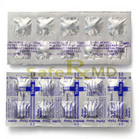 Generic Ticlid 250mg