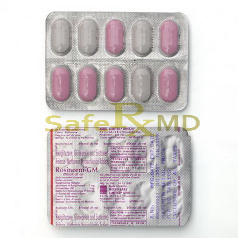 Generic Avandamet 2mg + 500/4mg + 500mg